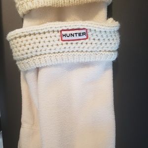 Tall hunter boots socks